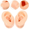 thumbnail image 3 of KAKOWELY Silicone Ear Models 2pcs Silicone Ear Models Earrings Display Fake Ear Samples (Assorted Color)2.36"X1.92"X1.57", 3 of 4