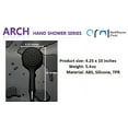 thumbnail image 4 of Lightweight High-Pressure Handheld Shower Head with Powerful Shower Spray in Multiple Vibrant Colors (ARCH-KHAKI), 4 of 8