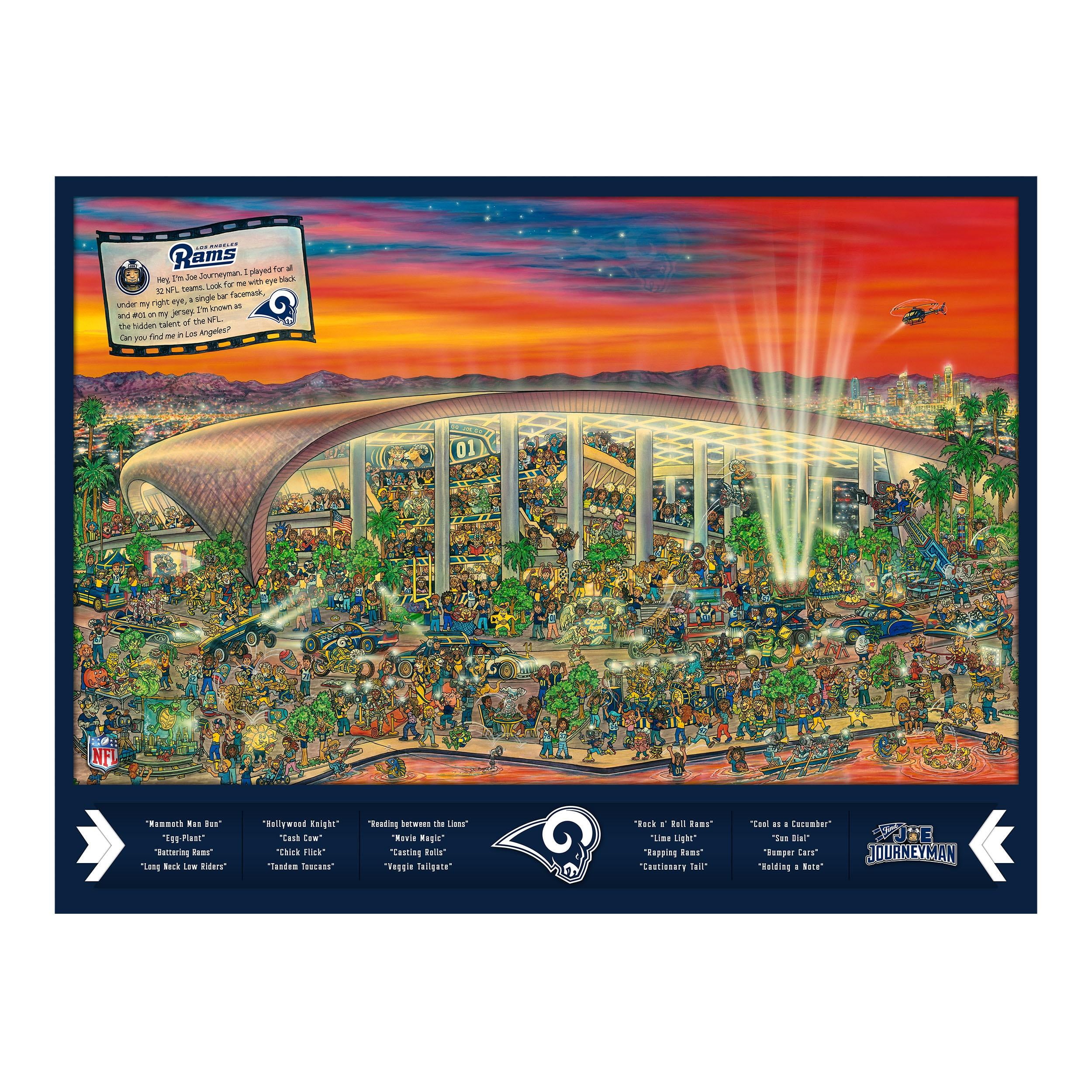 YouTheFan NFL Rams Joe Journeyman Puzzle - 500 PC