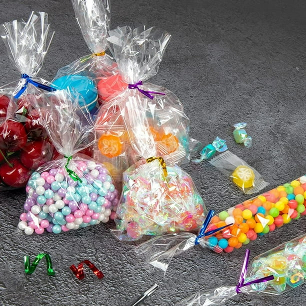 Bolsas Para Dulces De Fiestas Infantiles Paquete De 100 Bolsas