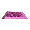 thumbnail image 2 of Ahgly Company Indoor Square Oriental Pink Traditional Area Rugs, 6' Square, 2 of 4
