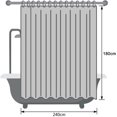 thumbnail image 3 of Forro de cortina de ducha de calidad de lujo para hotel, poliéster suave no plástico repelente al agua, lavable a máquina, tela de secado rápido e inodoro para entornos ricos en humedad, adecuado, 3 of 7