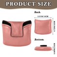 thumbnail image 2 of Haosy Coral Golf Mallet Putter Cover Strong Magnetic Leather Golf Club Headcover Closure, 2 of 7