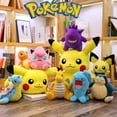 thumbnail image 2 of 20-25CM Anime Pokemon Plush Toy Pikachu kawaii Plush Doll Little Fire Dragon Fat Ding Miao Frog Geng Ghost Soft Doll toys Gift, 2 of 4