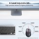 thumbnail image 3 of TECKNET Wireless , 2.4G USB Computer  with 6-Level Adjustable 4800 DPI, Silent Quiet Click，30 Months Battery, Ergonomic Grips, 6 Buttons Portable for PC, Chromebook,  - Grey, 3 of 7
