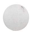 thumbnail image 1 of Monstrate Tamaño portátil durable y antiarañazos del abrigo de la piel de la protección de la pelota del ejercicio de lino Cubiertas para muebles de jardín beis 65cm, 1 of 6