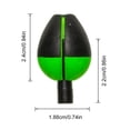 thumbnail image 4 of 10 Uds. Bobbers Pesca Ajustables Boya para Pescar Accesorios (L) Verde, 4 of 6