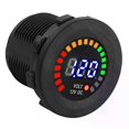 thumbnail image 2 of 12 V Motorcycle Car LED Digital Display Voltmeter Waterproof Voltage Volt Meter Gauge Motorbikes Cars Boats ATV UTV camper, 2 of 5