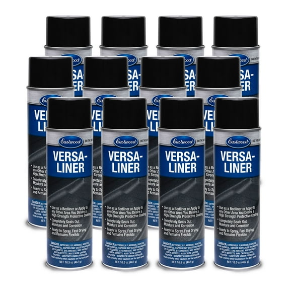 Eastwood Versa-Liner Aerosol Spray On Bedliner 12 Pack