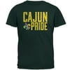 Mardi Gras Cajun Pride Fleur De Lis Mens T Shirt Forest Green X-LG