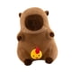thumbnail image 4 of Juguete de peluche suave, juguete de peluche de capibara, peluche de capibara realista y cómodo, muñeca de capibara para adultos, 4 of 9