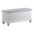 thumbnail image 4 of Linon Whitehurst Cedar Lined Storage Chest with Shiplap Siding in White Wood, 4 of 5