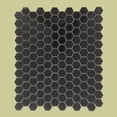 thumbnail image 2 of Renovators Supply Matte Black Grade A Porcelain Mosaic Hexagon Kitchen or Bathroom Floor Wall Tile 19.3 SQ FT w/23 of 10.25" x 11.8" Tile-Sheets, 2 of 7