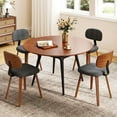 thumbnail image 4 of Gymax Dining Chairs Set of 4 w/Curved Backrest Padded Seat for Dining Room Living Room, 4 of 10