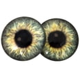 thumbnail image 6 of Olive Green Human Glass Eyes, 6 of 6