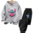 thumbnail image 3 of Mono de camión con puntadas kawaii para niños de 3 a 14 años, ropa para niños y niñas, sudadera deportiva informal de calle, 3 of 5