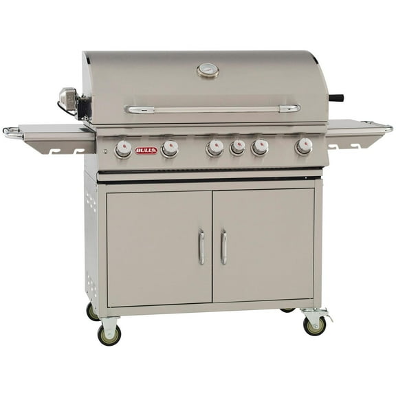 Bull Brahma 38-Inch 5-Burner Propane Gas Grill W/ Rotisserie - 55000