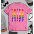 thumbnail image 3 of S4E Men's Pride Gay LGBTQ Rainbow T-Shirt XXXXX-Large Azalea Pink, 3 of 4