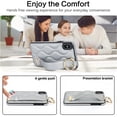 thumbnail image 5 of Allytechgroup 2024 New Trendy Back Case Cover for Apple iPhone XS Max, Premium PU Leather Luxury Design with Ring Holder Stand Bracket Bumper Shockproof Phone Case for Girls Women, Silver, 5 of 8
