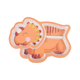 thumbnail image 1 of 1 plato dividido para bebé, vajilla infantil (naranja), 1 of 7
