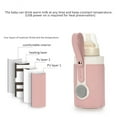 thumbnail image 2 of Yadala Portable Bottle Warmer, Intelligent Bottle Warmer, Fast Charge, 3-Speed Temperature Regulation, Pink, 2 of 9