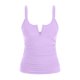 thumbnail image 5 of Traje de Baño de Cobertura Completa de las Mujeres sin Mangas Sólido Empujado Acolchado Traje de Baño con Cuello en V con Detalles, Ropa de Playa de Poliéster Spandex para la Piscina de Verano, 5 of 5
