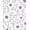 White, Pattern 4, variant on ODIKA 2x3 Machine Washable Non-Slip Area Rug, Watercolor Splash Artistic Floor Statement High Traffic Rug, Purple, 531196
