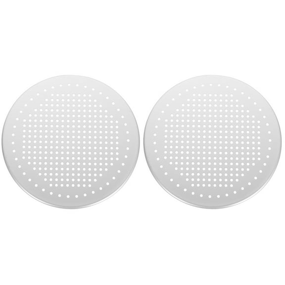 Perforated Pizza Pan Baking Bakeware Pie Round Aluminum Non Stick Pans Cake Mold 2 Count
