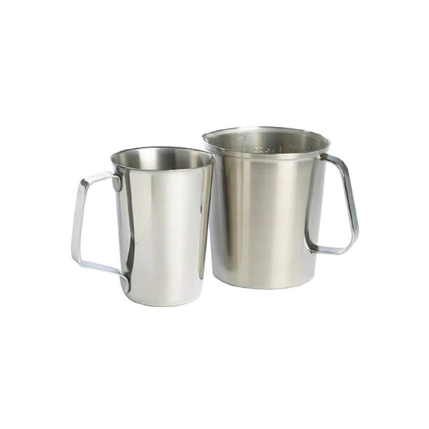 Pack of 12 Stainless Steel Graduated Beakers 32 oz. Measuring Cup with