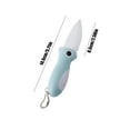 thumbnail image 3 of Ceramic Knife under $5! CQCYD Foldable Ceramic Knife, Portable Fruit Vegetable Knife, Sharp Ceramic Blade for Cutting, Slicing, Home Kitchen, Outdoor Camping, 3 of 6