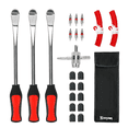 thumbnail image 1 of Kit De Palanca  Bloosom Desmontar Llantas Motocicleta Bicicleta Rojo con Negro, 1 of 4