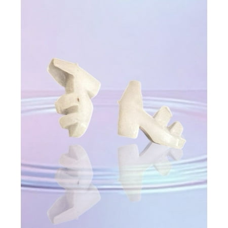 Lol Surprise doll OMG Bartz 1970's Mod White T-Strap Heels Sandals Mules Japan Shoes