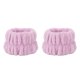 thumbnail image 1 of par de muñequeras para lavarse la cara, fuerte absorción de agua, amigables con la piel, suaves y puras toallas de muñeca para mujer para viaje en casa, 1 of 8