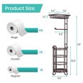 thumbnail image 4 of Iron 3 in 1 Roll Paper Holder Paper Holder Portable Detachable Simple Style Removable Kitchen Bathroom Toilet Tissues Stand Accessories, 4 of 8