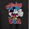 thumbnail image 3 of Disney - Americana - Mickey Mouse USA Flag - Toddler And Youth Crewneck Fleece Sweatshirt, 3 of 5
