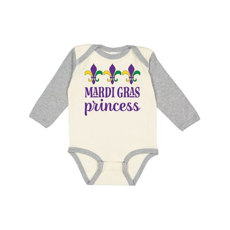 

Inktastic Mardi Gras Princess Gift Baby Girl Long Sleeve Bodysuit