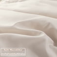 thumbnail image 3 of RYNGHIPY 3 Pcs Pom Pom Fringe Comforter Set King Size Beige Grey Boho Aesthetic Bedr Set Ultra Soft Cute Lightweight Bedding Set for All Season(Beige Grey, King), 3 of 5