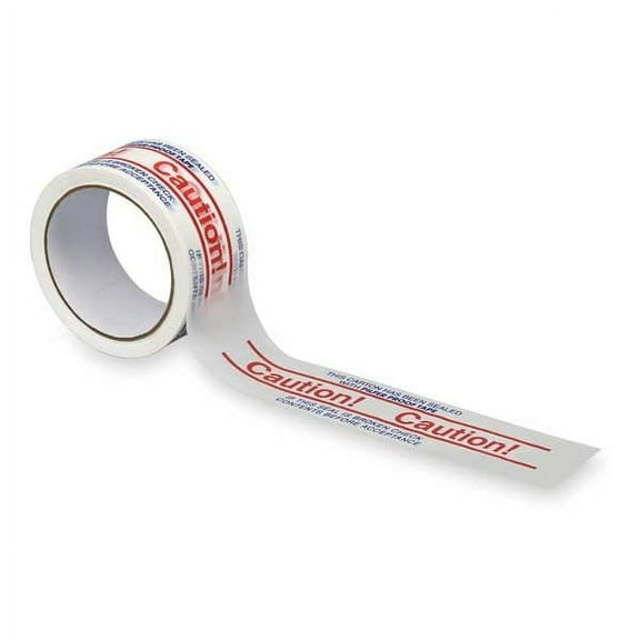 Tapecase Packaging Tape, 1.9 mil, White 15C747