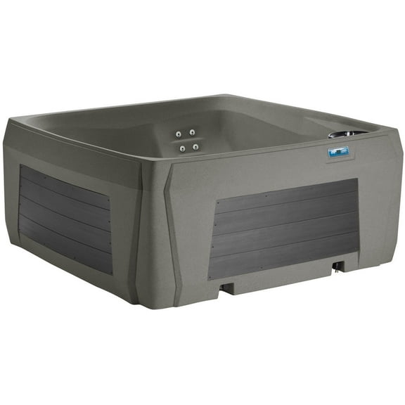 All New 2025 HydroLuxe FIJI Taupe/Charcoal Hot Tub - 5-Person, 60 Jets, 230v