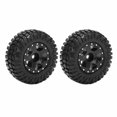 thumbnail image 1 of 2 uds RC ruedas Metal Control remoto neumáticos de coche piezas de repuesto para Axial SCX24 90081, 1 of 8