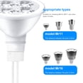 thumbnail image 3 of tredstone Lamp Base Socket Connector 250V Voltage Ceramic 3A Rated Current Holders Parts Adapter Set Household Kitchen Restaurant Shop, 3 of 9