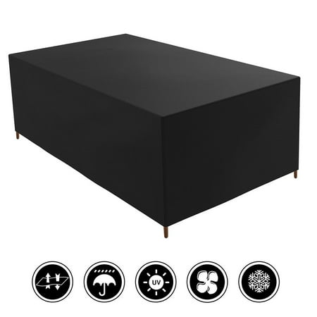 Outdoor Furniture Covers Eeekit Polyester Patio Table And Chair Storage Cover Waterproof For Garden Backyard Veranda Deck
