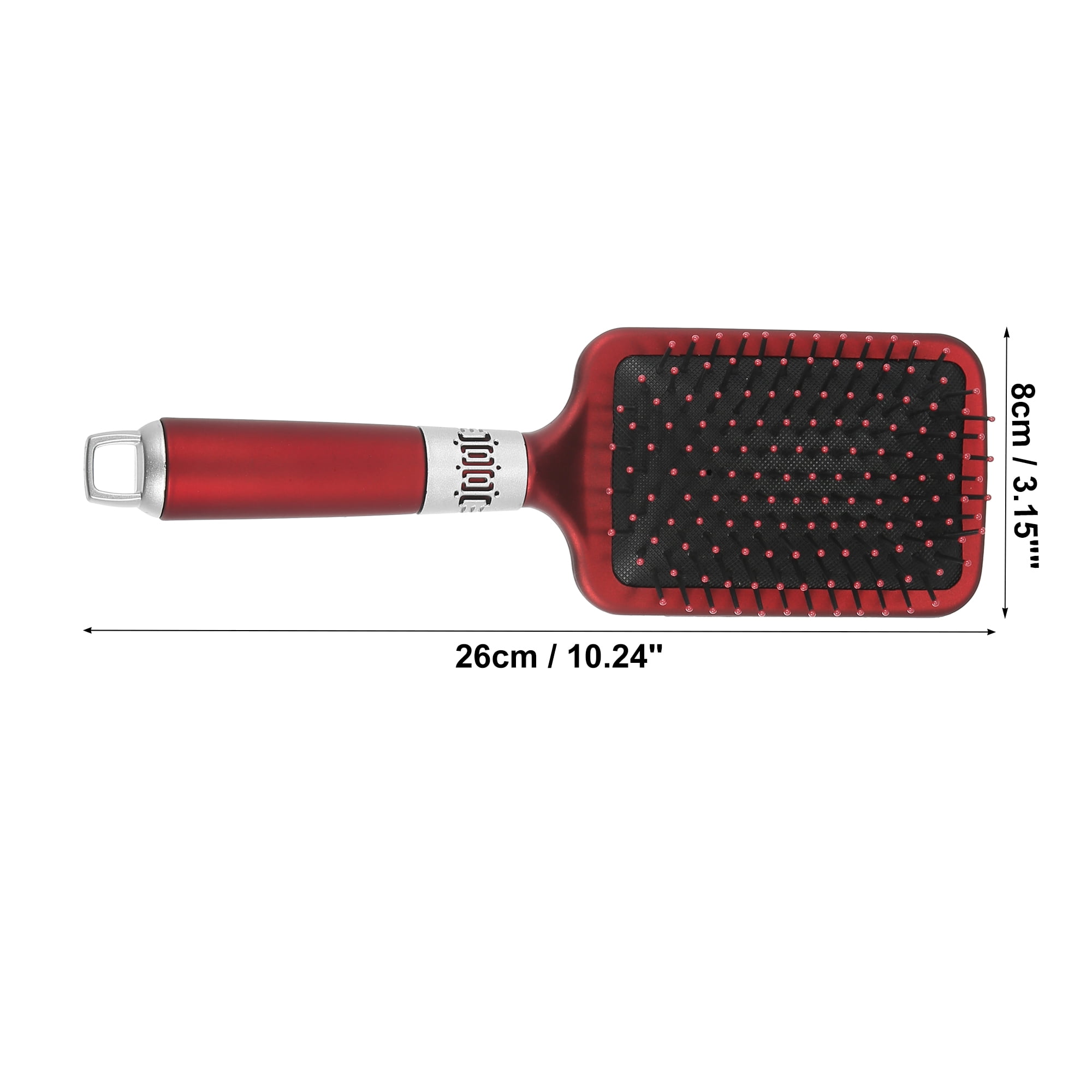 Unique Bargains Wet and Dry Detangling Hair Brush Hair Combs Red