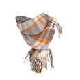 thumbnail image 2 of Bufanda de invierno tipo manta de cuadros para mujer con borla, medidas 27 x 71 pulgadas, elegante y plegable Estilo B, 2 of 9