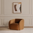 thumbnail image 6 of Moe's Home Collection Faye Occasional Chair Fabric Brown, 6 of 7