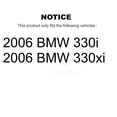 thumbnail image 2 of Genius Front Rear Coated Disc Brake Rotors Kit for Car 2006 BMW 330i 330xi KG-101386, 2 of 9