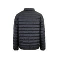 thumbnail image 3 of Victorious Men's Lightweight Bubble Coat Alternative Down Puffer Jacket JK5045 - Black - 2X-Large, 3 of 7