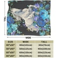 thumbnail image 5 of Horse Blanket White Horse Fleece Throw Blanket Fuzzy Plush Super Soft Cozy Warm Horse Decor Animal Bedding Blanket Gifts for Boys Girls Kids Adult Men Women Horse, 5 of 7
