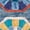 Blue/Ivory, variant on Safavieh Metro Audra Medallion Area Rug, Blue/Ivory, 5' x 8'