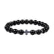 thumbnail image 1 of Qarigey Hombres Pulseras de cuentas de piedra natural Joyería resistente al desgaste Brazaletes de cuerda elástica de tigre de moda Fiesta Ropa, zapatos y accesorios Miscelánea Tipo 2, 1 of 6